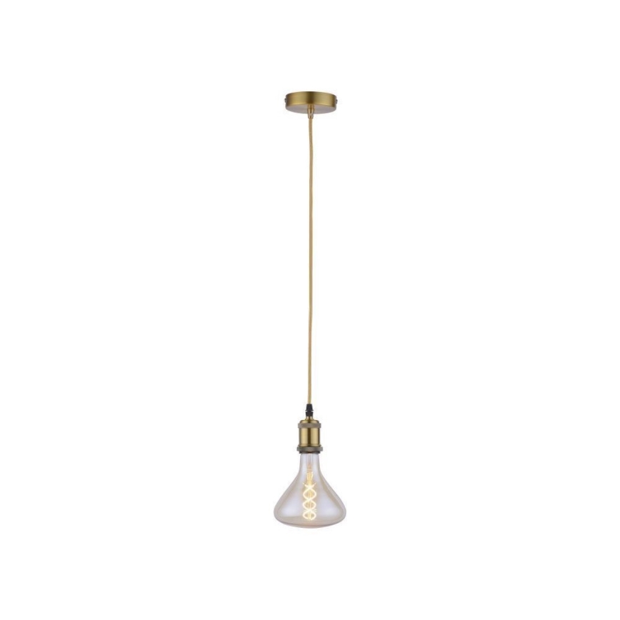 Leuchten Direkt 13570-60 - Підвісна люстра DIY 1xE27/60W/230V латунь