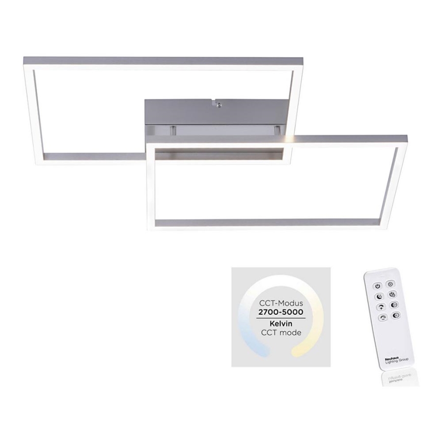 Leuchten Direkt 14017-55 - LED Димерний стельовий світильник IVEN 2xLED/20W/230V + дистанційне управління