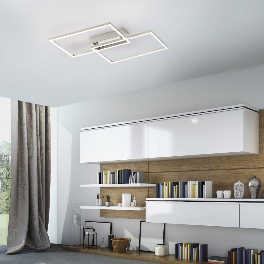 Leuchten Direkt 14018-55 - LED люстра для поверхневого монтажу з регульованою яскравістю IVEN 2xLED/15W/230V