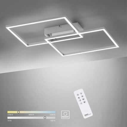 Leuchten Direkt 14018-55 - LED люстра для поверхневого монтажу з регульованою яскравістю IVEN 2xLED/15W/230V