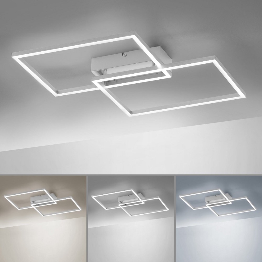 Leuchten Direkt 14018-55 - LED люстра для поверхневого монтажу з регульованою яскравістю IVEN 2xLED/15W/230V