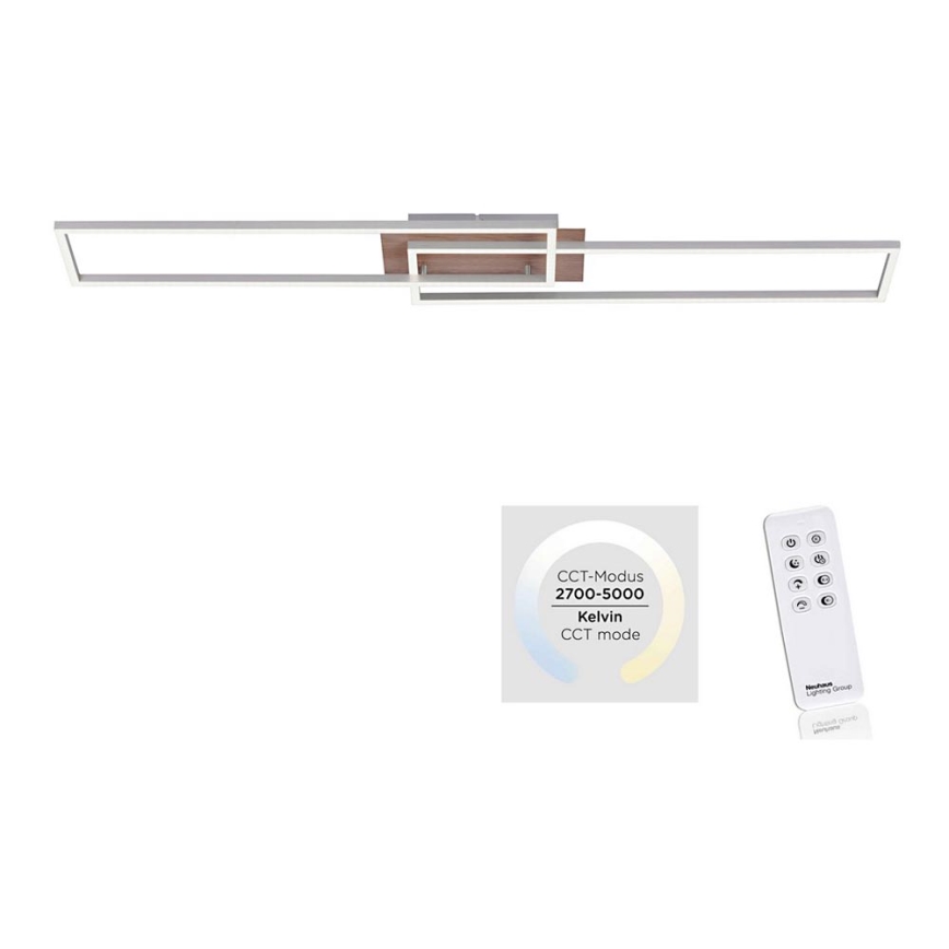 Leuchten Direkt 14019-78 - LED Димерний стельовий світильник IVEN 2xLED/20W/230V + дистанційне управління