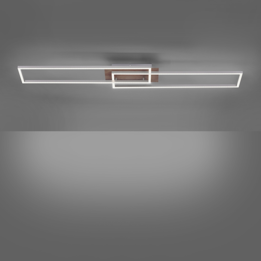 Leuchten Direkt 14019-78 - LED Димерний стельовий світильник IVEN 2xLED/20W/230V + дистанційне управління