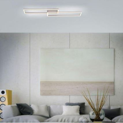 Leuchten Direkt 14023-55 - LED регульована накладна люстра IVEN 2xLED/15,1W/230V