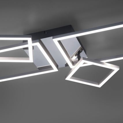 Leuchten Direkt 14030-55 - Пристельова LED люстра IVEN 2xLED/12W/230V + 2xLED/5,5W