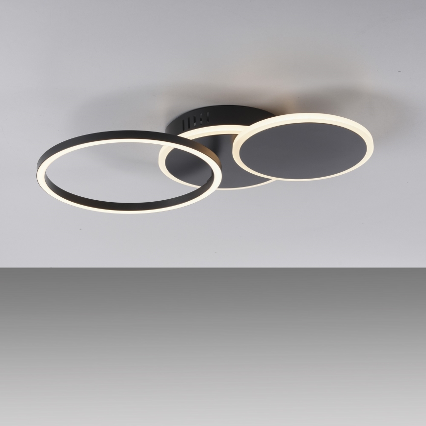 Leuchten Direkt 14116-18 - Стельовий LED світильник SEVENT LED/25,5W/230V чорний