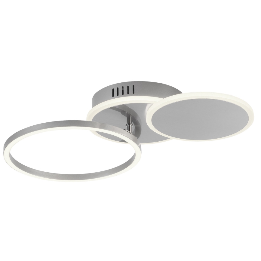 Leuchten Direkt 14116-55 - Светодиодный потолочный светильник SEVENT LED/25,5W/230V матовый хром