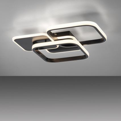 Leuchten Direkt 14117-18 - Стельовий LED світильник SEVENT LED/36W/230V чорний