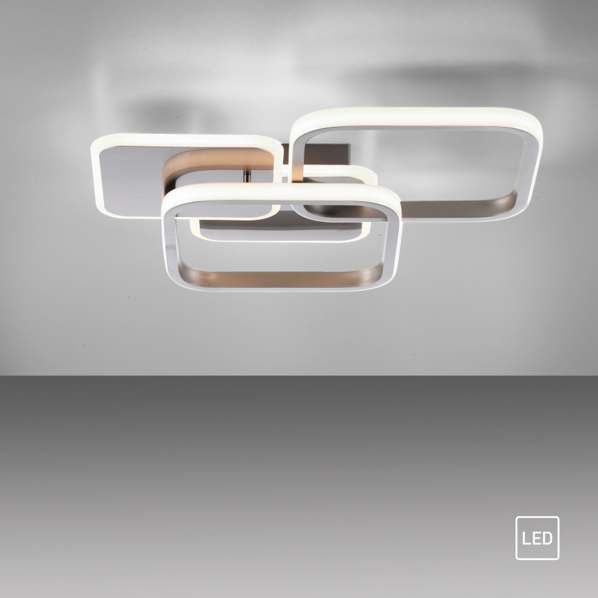 Leuchten Direkt 14117-55 - Стельовий LED світильник LED/36W/230V матовий хром