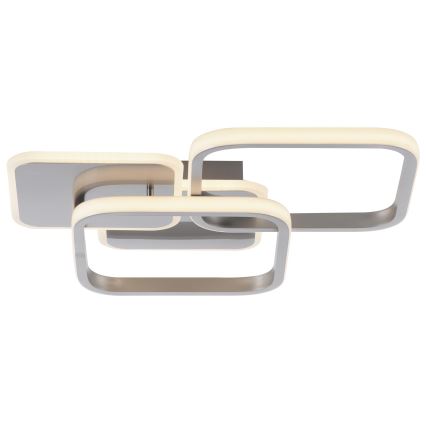 Leuchten Direkt 14117-55 - Светодиодный потолочный светильник LED/36W/230V матовый хром