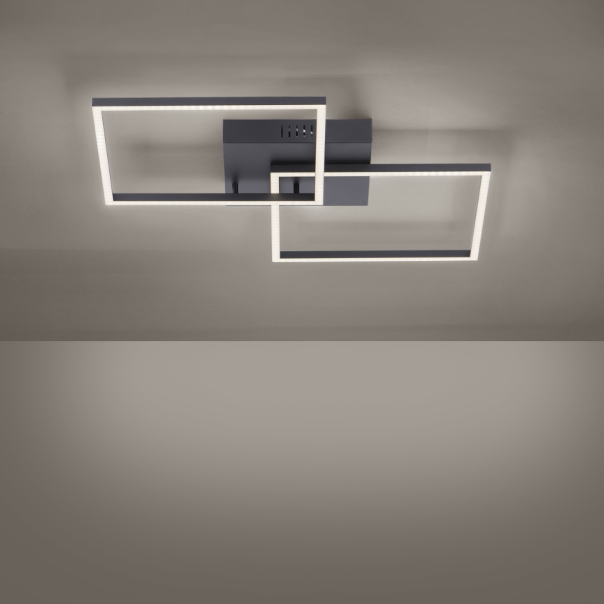 Leuchten Direkt 14141-18 - LED Димерний стельовий світильник IVEN 2xLED/13,5W/230V + дистанційне управління