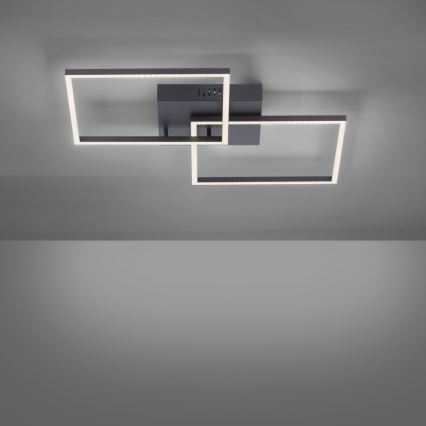 Leuchten Direkt 14141-18 - LED Димерний стельовий світильник IVEN 2xLED/13,5W/230V + дистанційне управління