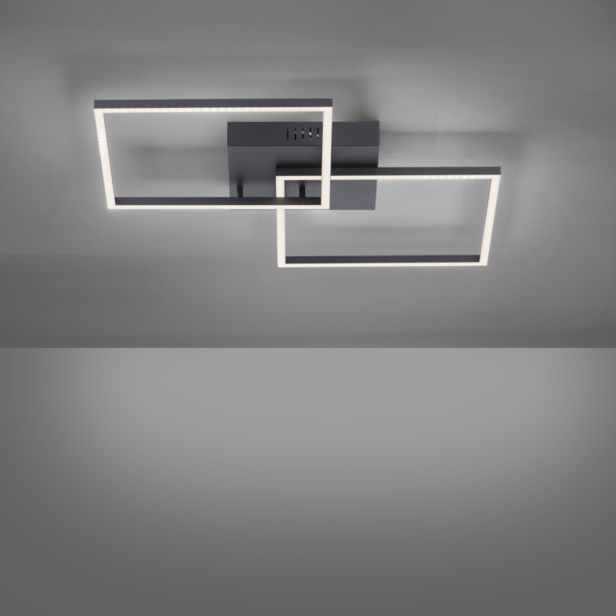 Leuchten Direkt 14141-18 - LED Димерний стельовий світильник IVEN 2xLED/13,5W/230V + дистанційне управління
