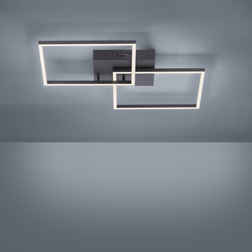 Leuchten Direkt 14141-18 - LED Димерний стельовий світильник IVEN 2xLED/13,5W/230V + дистанційне управління