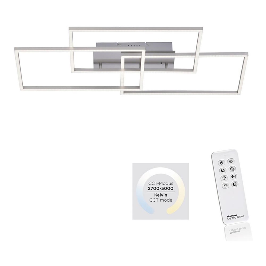 Leuchten Direkt 14150-55 - LED Димерний стельовий світильник IVEN 3xLED/13W/230V + дистанційне управління