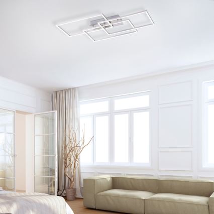 Leuchten Direkt 14151-55 - LED Димерний стельовий світильник IVEN 4xLED/12W/230V + димерне управління