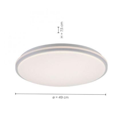 Leuchten Direkt 14209-16 - Стельовий LED світильник з регулюванням яскравості COLIN LED/32,4W/230V