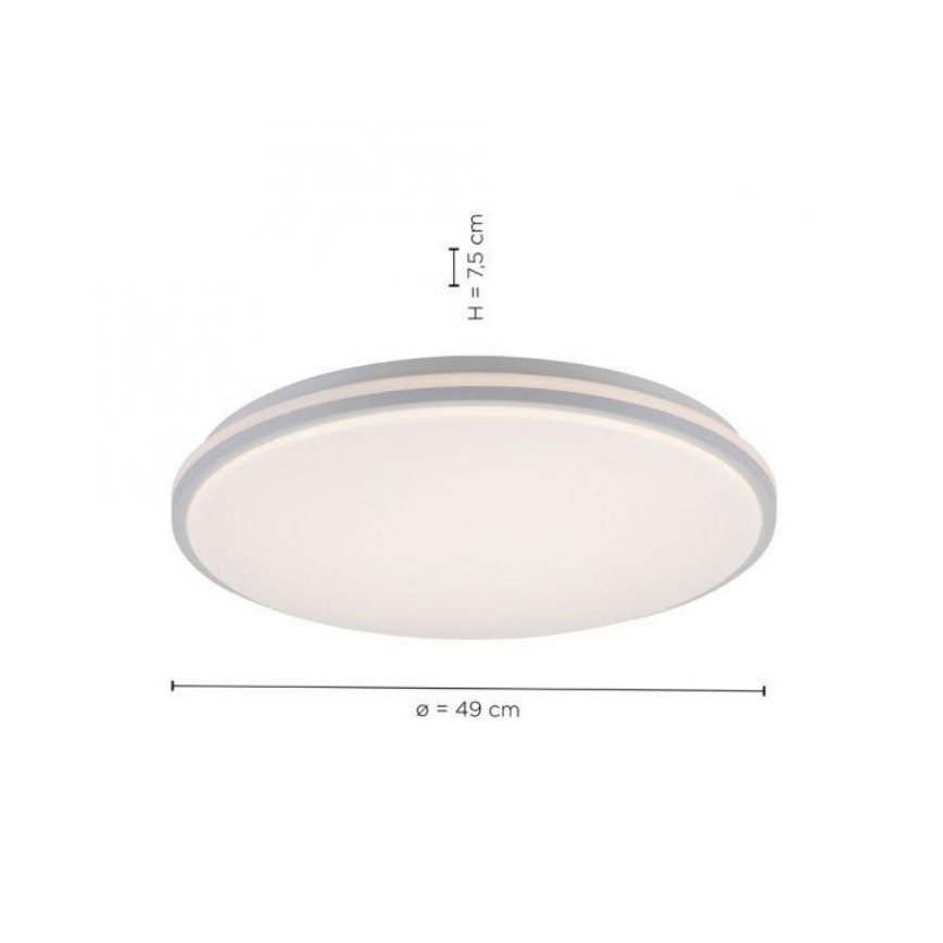 Leuchten Direkt 14209-16 - Стельовий LED світильник з регулюванням яскравості COLIN LED/32,4W/230V