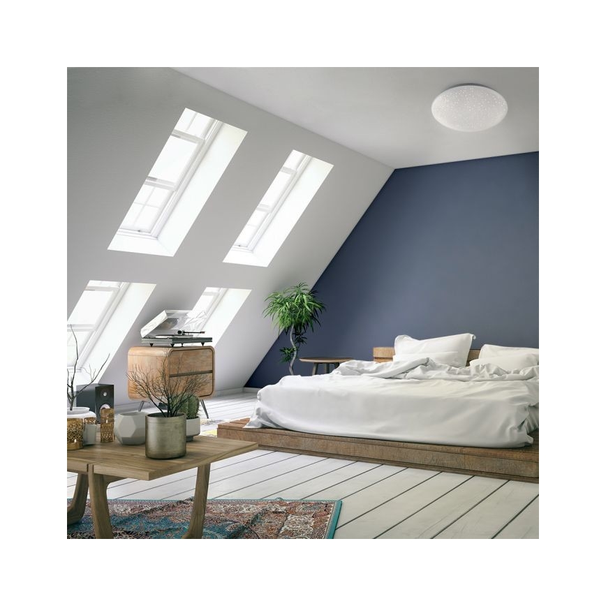 Leuchten Direkt 14241-16 - Стельовий LED RGB світильник з регулюванням яскравості SKYLER LED/5,6W/230V