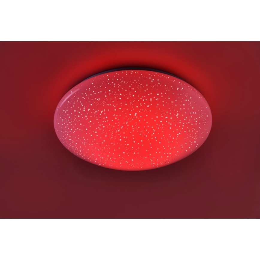 Leuchten Direkt 14242-16 - Стельовий LED RGB світильник з регулюванням яскравості SKYLER LED/18W/230V + дистанційне керування