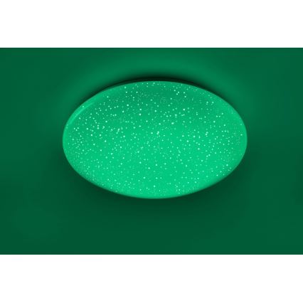 Leuchten Direkt 14242-16 - Стельовий LED RGB світильник з регулюванням яскравості SKYLER LED/18W/230V + дистанційне керування