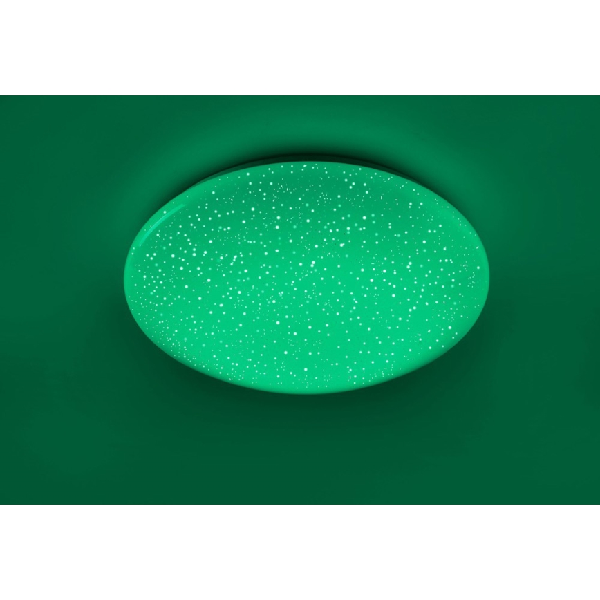 Leuchten Direkt 14242-16 - Стельовий LED RGB світильник з регулюванням яскравості SKYLER LED/18W/230V + дистанційне керування