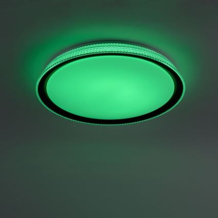 Leuchten Direkt 14339-21 - Светодиодный диммируемый потолочный RGB-светильник KARI LED/37W/230V Tuya 2700-5000K + пульт ДУ