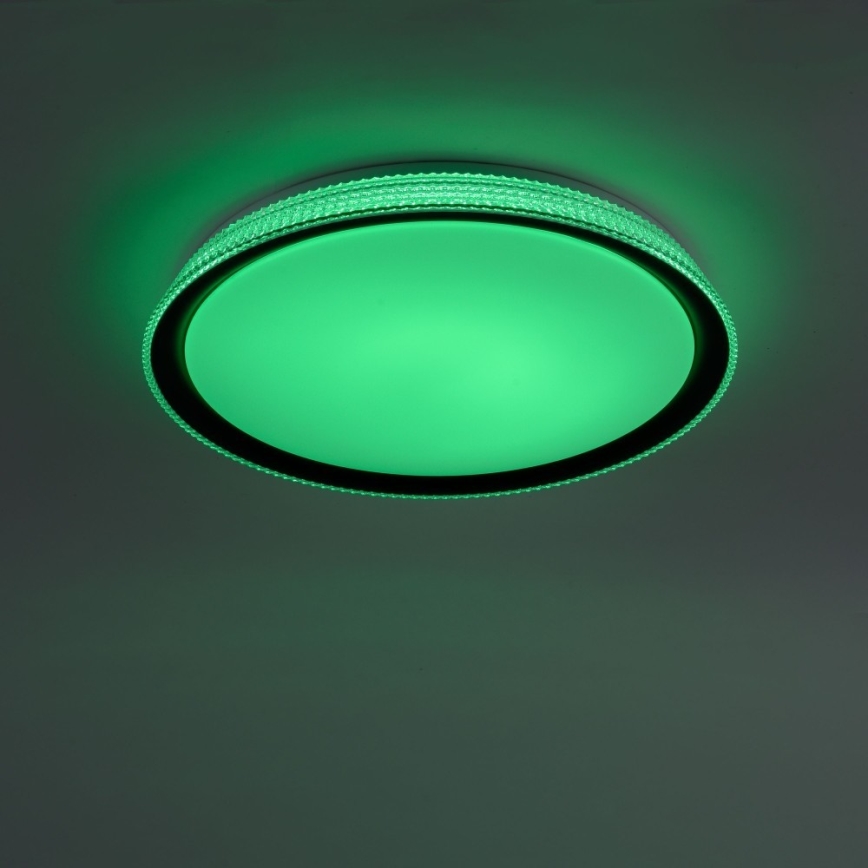 Leuchten Direkt 14339-21 - Светодиодный диммируемый потолочный RGB-светильник KARI LED/37W/230V Tuya 2700-5000K + пульт ДУ