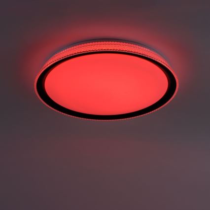 Leuchten Direkt 14339-21 - Светодиодный диммируемый потолочный RGB-светильник KARI LED/37W/230V Tuya 2700-5000K + пульт ДУ