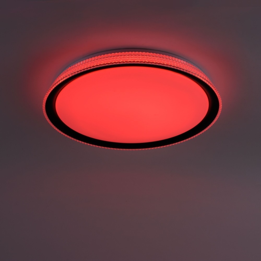 Leuchten Direkt 14339-21 - Светодиодный диммируемый потолочный RGB-светильник KARI LED/37W/230V Tuya 2700-5000K + пульт ДУ