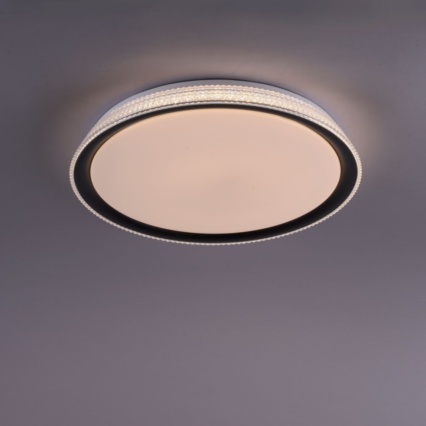 Leuchten Direkt 14339-21 - Светодиодный диммируемый потолочный RGB-светильник KARI LED/37W/230V Tuya 2700-5000K + пульт ДУ