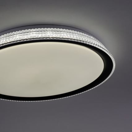 Leuchten Direkt 14339-21 - Светодиодный диммируемый потолочный RGB-светильник KARI LED/37W/230V Tuya 2700-5000K + пульт ДУ