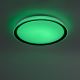 Leuchten Direkt 14339-21 - Светодиодный диммируемый потолочный RGB-светильник KARI LED/37W/230V Tuya 2700-5000K + пульт ДУ