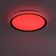 Leuchten Direkt 14339-21 - Светодиодный диммируемый потолочный RGB-светильник KARI LED/37W/230V Tuya 2700-5000K + пульт ДУ