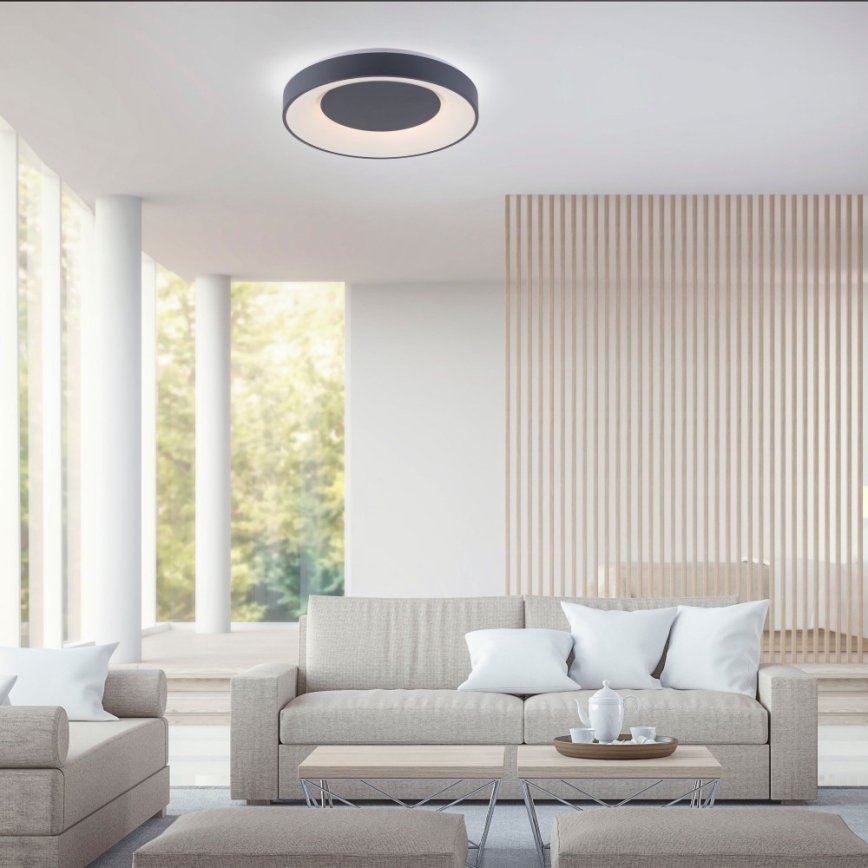 Leuchten Direkt 14346-18 -Стельовий LED RGB світильник з регулюванням яскравості ANIKA LED/26,5W/230V Tuya 2700-5000K + дистанційне керування