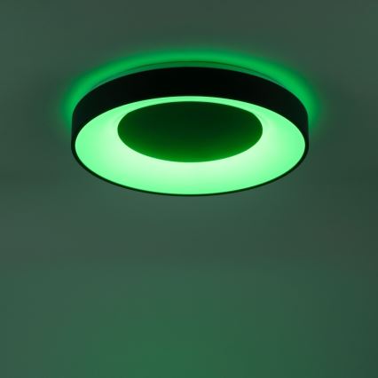 Leuchten Direkt 14346-18 -Стельовий LED RGB світильник з регулюванням яскравості ANIKA LED/26,5W/230V Tuya 2700-5000K + дистанційне керування