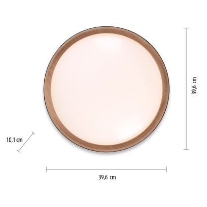 Leuchten Direkt 14347-18 - Світильник з регулюванням яскравості EMILIA LED/28,8W/230V чорний