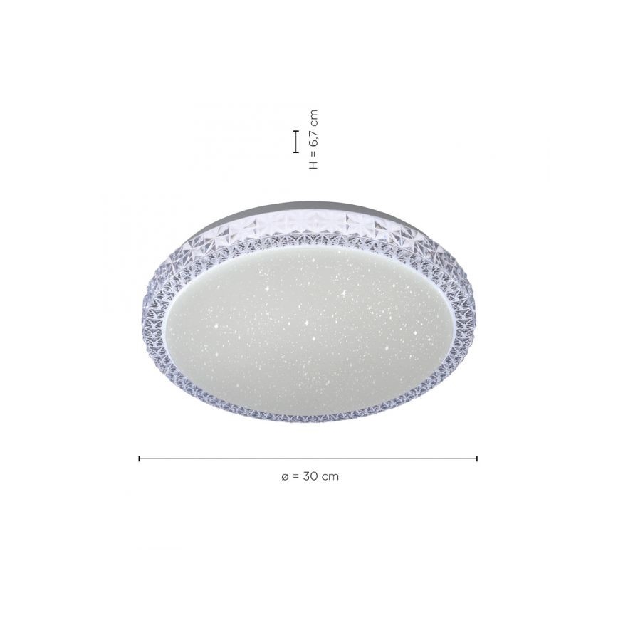 Leuchten Direkt 14370-00 - Светодиодный диммируемый потолочный светильник FRIDA LED/12W/230V