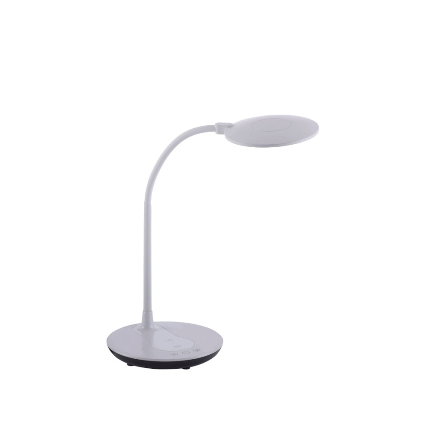 Leuchten Direkt 14416-16 - Сенсорна настільна LED лампа з регулюванням яскравості та бездротовою зарядкою ASTRID LED/5W/230V 3000/4000/5500K + USB