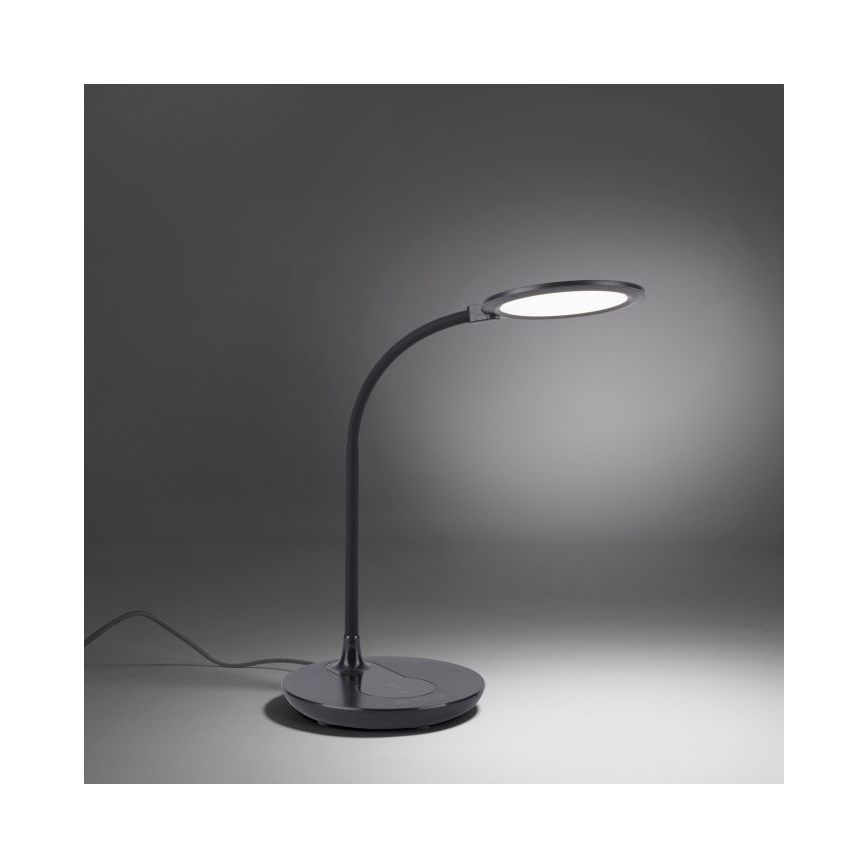 Leuchten Direkt 14416-18 - Сенсорна настінна LED лампа з регулюванням яскравості та бездротовою зарядкою ASTRID LED/5W/230V 3000/4000/5500K + USB