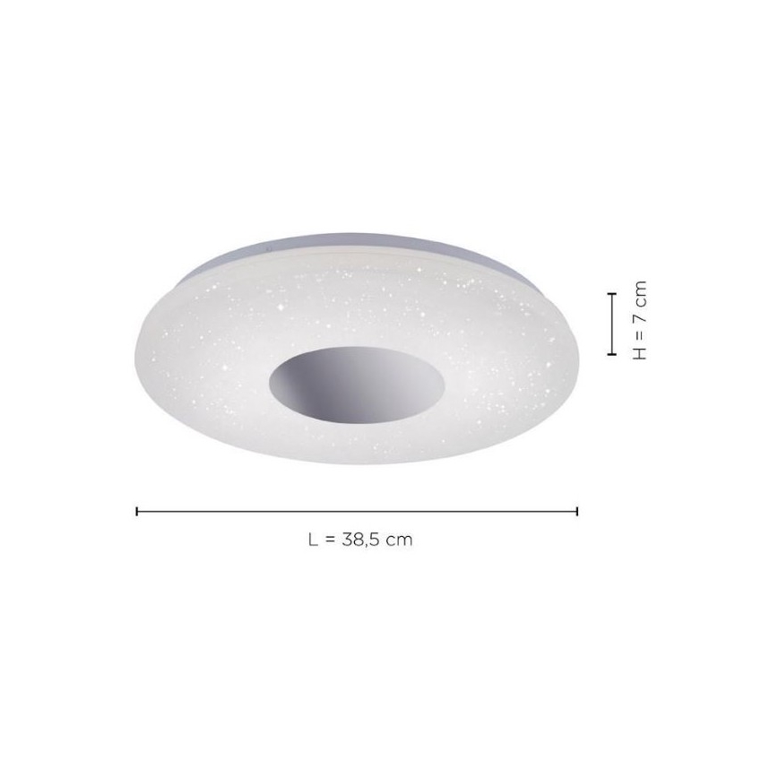 Leuchten Direkt 14422-17 - Стельовий LED світильник для ванної з датчиком LAVINIA LED/18W/230V IP44