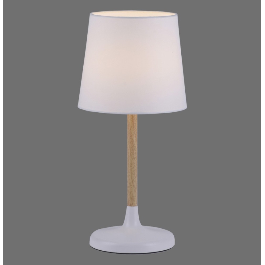Leuchten Direkt 14423-16 - Настільна лампа NIMA 1xE14/40W/230V білий