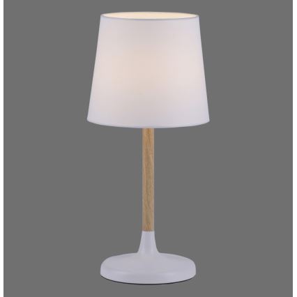 Leuchten Direkt 14423-16 - Настольная лампа NIMA 1xE14/40W/230V белая