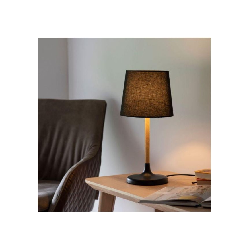 Leuchten Direkt 14423-18 - Настольная лампа NIMA 1xE14/40W/230V черная