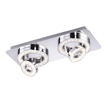 Leuchten Direkt 14521-17 - Стельовий LED світильник TIM 2xLED/2,8W/230V + 2xLED/3,1W