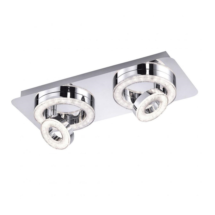 Leuchten Direkt 14521-17 - Стельовий LED світильник TIM 2xLED/2,8W/230V + 2xLED/3,1W