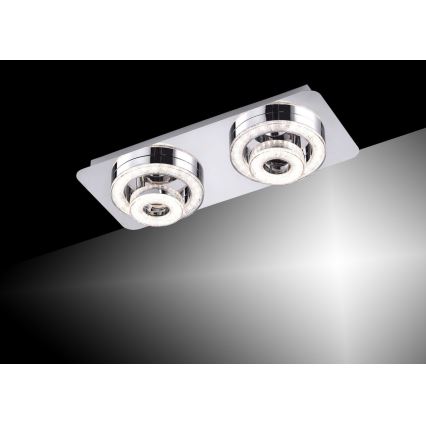 Leuchten Direkt 14521-17 - Стельовий LED світильник TIM 2xLED/2,8W/230V + 2xLED/3,1W