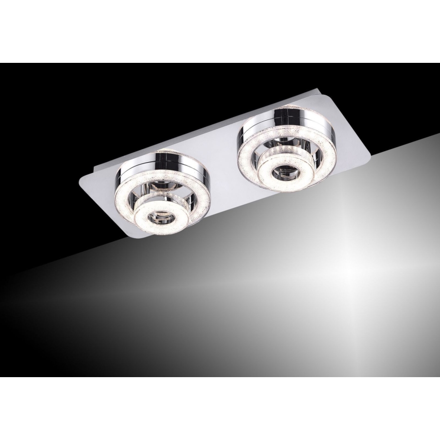 Leuchten Direkt 14521-17 - Стельовий LED світильник TIM 2xLED/2,8W/230V + 2xLED/3,1W