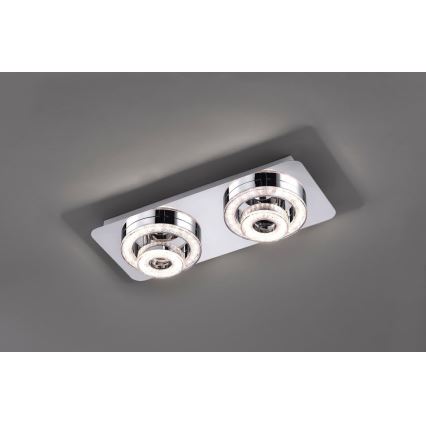 Leuchten Direkt 14521-17 - Стельовий LED світильник TIM 2xLED/2,8W/230V + 2xLED/3,1W