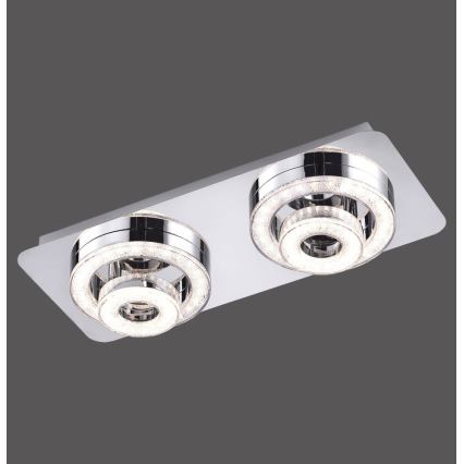Leuchten Direkt 14521-17 - Стельовий LED світильник TIM 2xLED/2,8W/230V + 2xLED/3,1W